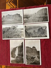 Lot of 6 Real Photo Postcards Badlands, Black Hills So Dakota People Posed 1910s picture