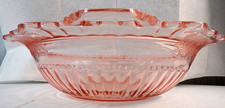 Anchor Hocking Pink Mayfair Handled Serving Bowl 11.75