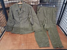 GDR NVA FDA FIELD SERVICE UNIFORM JACKET & TROUSERS k44 - g60 picture
