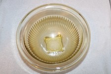 Federal Glass Yellow Vertical Ribbed Rolled Rim Mixing Bowl, 2 Qt. picture