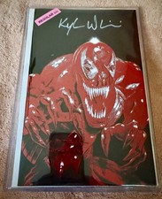 Tormented Tome- Red Protector Embossed Spot Foil Kyle Willis Ltd. 75 Venom picture