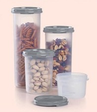 TUPPERWARE New MODULAR MATES 4 PC ROUND SET Round 1 2 3 4 picture