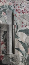 Sheaffer Targa Slim Brushed Stainless Steel Medium Point Nib Fountain Pen USA picture