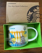 Starbucks Lisboa Lisbon Portugal You Are Here Collection 14oz Mug NEW IN BOX picture