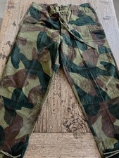 Rare Vtg 1950s Belgian Army Airborne Brushstroke Camo Trousers DEADSTOCK / Top picture