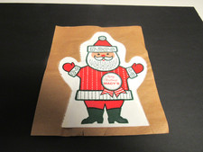 Vintage Macy's Dept. Santa Claus Give Away Plastic Hand Puppet picture