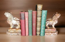 Vintage Jaru Of California Guardian Lion (Foo Dog) Bookends Attributed 1970s... picture