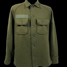 U.S MILITARY WOOL SHIRT ARMY COLD WEATHER SIZE MEDIUM 1981 VINTAGE picture