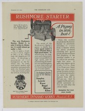 1913 Rushmore Dynamo Works Ad: Model C - Plainfield, New Jersey picture
