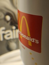McDonald's  History Collector's Edition 40oz Stainless Steel Tumbler-NEW Ltd.Ed. picture
