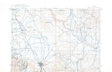 Baker Quadrangle Oregon 1901 Topo Map USGS 1:125,000 Scale 30 Minute Topographic picture