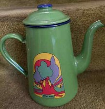VINTAGE PETER MAX ENAMEL  COFFEE TEAPOT by Ernest John picture