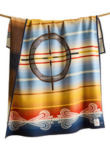Pendleton Drum Keeper American Indian College Fund Wool Blanket NEW picture