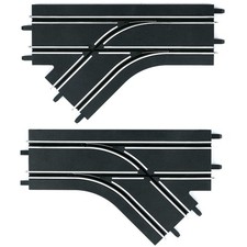 Carrera Digital 143, GO Plus Mechanical Lane Change Section Left/Right, Black picture