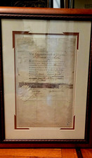President James Monroe-1804 Virginia Militia Commission picture