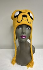 Adventure Time Jake the Dog knit beanie featuring his iconic smiling face picture