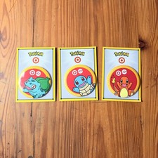 Pokémon Target set of 3 Pin Official 2024 NIP picture