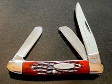 CASE XX USA 1975/5 ….. Dots Tested XX Razor Edge RED BONE KNIFE 6318 HPSS MINT picture