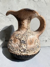 Vintage Dümler Breiden Fat Lava Pitcher Vase 1107-26 West German Pottery MCM picture