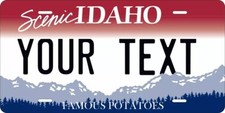 Idaho Scenic Custom State License Plate Personalized 12