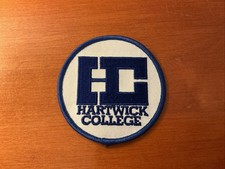 Hartwick College patch rare hard to find iron on  vintage unknown picture