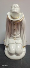 Vintage Hackefors Pierrot Clown Lamp Base Figure Statue Sculpture Porcelain RARE picture