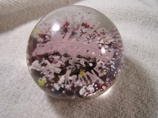 Antique Feb. 18, 1898 Remember The Maine Millville Frit Glass Paperweight  picture
