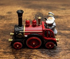 Hallmark Keepsake Ornament 1999 Jolly Locomotive Die Cast Metal & Handcrafted picture