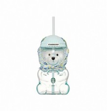 Starbucks Korea Exclusive Your Summer Bearista Glass Cold Cup (591ml) US SELLER picture