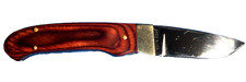 Vintage Utica Factory Second Adirondack Series 8” Wood Handle Fixed Blade Knife picture