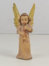 Anri  Wood Carved Angel Italy Vintage Christmas Religious picture