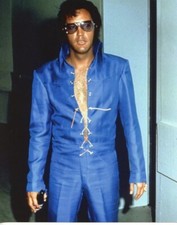Elvis Presley Blue Dress  8X10 CELEBRITY PHOTO  49936. picture