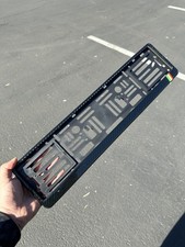 Real carbon fiber European size license plate frame holder Italian Flag picture