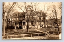 1900s RPPC Nettleton Hotel Destroyed by Fire 1932 Mammoth Spring AR Postcard picture