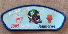1989 National Jamboree Sinnissippi Council CSP Patch Wisconsin Illinois WI I picture