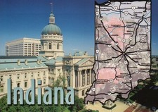 The State Capitol of Indiana 