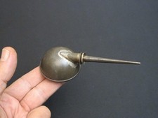 Unusual Small/Tin Vtg Thump Sewing Machine Pump Oil Can/Oiler Antique/Rare Tool picture