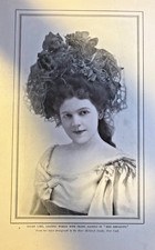 1902 Vintage Illustration Actress Helen Loed Starring in Miss Simplicity picture