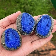 Rare Blue Magnetite Quartz Clusters Rough Stone Goethite Mineral Geode Specimens picture