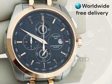Tissot Couturier Chronograph Watch: Black Dial, Swiss Made, Stainless Steel picture