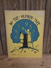 Vintage UNUSED School Book-1967 In The Number Tree-1st Grade Workbook picture