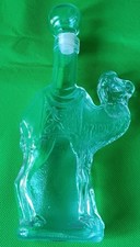 Vintage Camel Figural Glass Bottle Decanter - Made in Italy 8