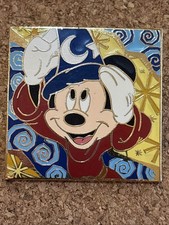Disney Sorcerer Mickey Psychedelic Square Pin 2004-3 picture