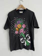 Vintage Floral Bouquet Flowers Tee Shirt L picture