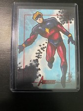 2012 Marvel Greatest Heroes 1/1 Sketch Card “Mar-Vell” by Stacey Kardash picture