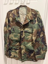 Vintage U.S. Army Woodland Camo BDU Jacket - Honor Guard picture