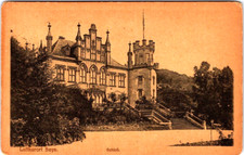 Vintage German Postcard ~ Luftkurort Sayn Schloss ~ Gothic Castle Bendorf Rhine picture