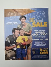 1997 Sears Labor Day Big Weekend Circular Levi's Craftsman 28 Pages Ad Vintage picture