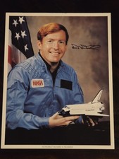 RICHARD N. RICHARDS 4X SHUTTLE Astronaut signed Original NASA 8x10 Litho Photo  picture