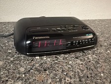 Vintage 1996 Panasonic Sure Alarm Clock Radio RC6088 AM/FM Radio Tested & Works. picture